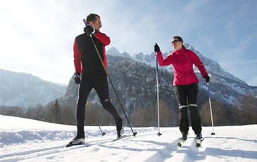 Cross-country-skiing-in-St.-Johann-in-Tirol